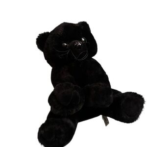 Plush Black Cat Toy
